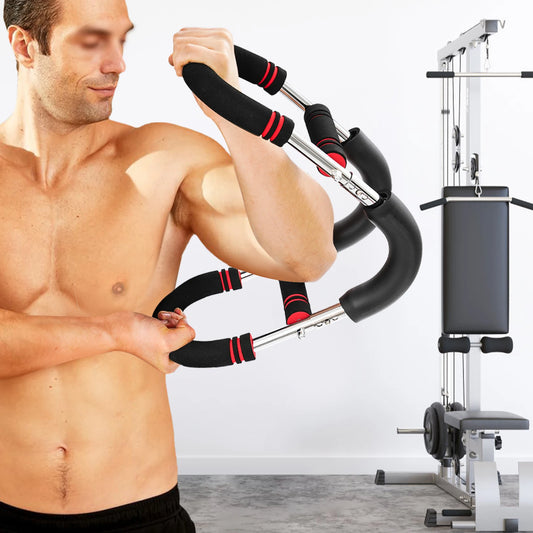 Upper Body Strength Builder Trainer Arm Exercise Equipment U-Shaped Adjustable Arm Trainer